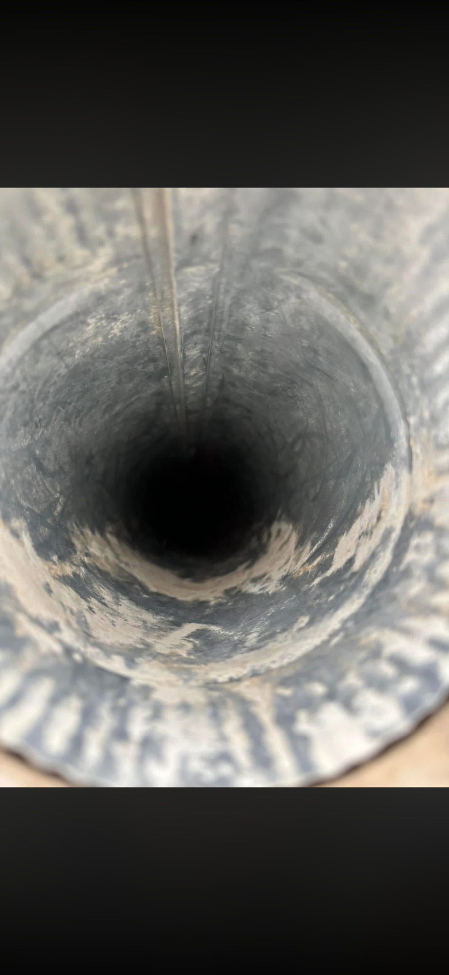 Dryer vent after cleaning